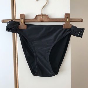 La vie en rose black bikini bottom